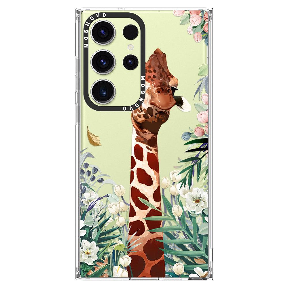 Giraffe Garden Phone Case - Samsung Galaxy S23 Ultra Case - MOSNOVO