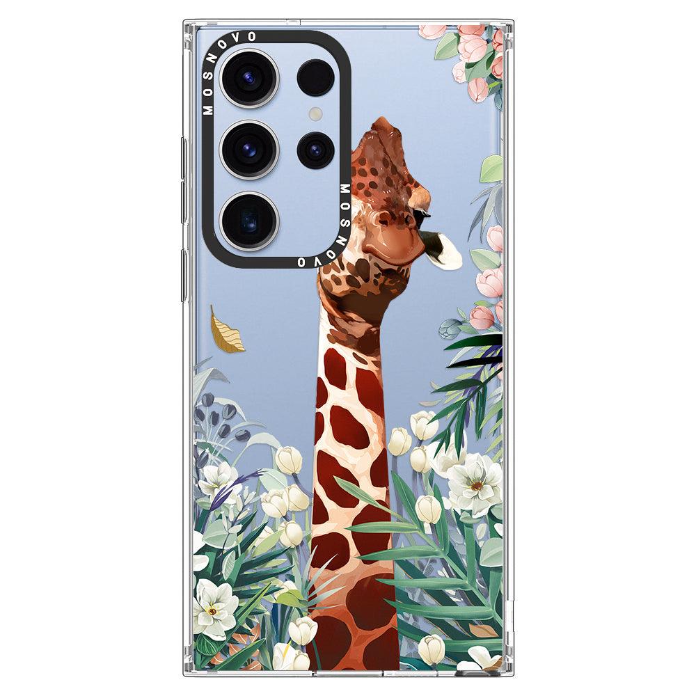 Giraffe Garden Phone Case - Samsung Galaxy S23 Ultra Case - MOSNOVO