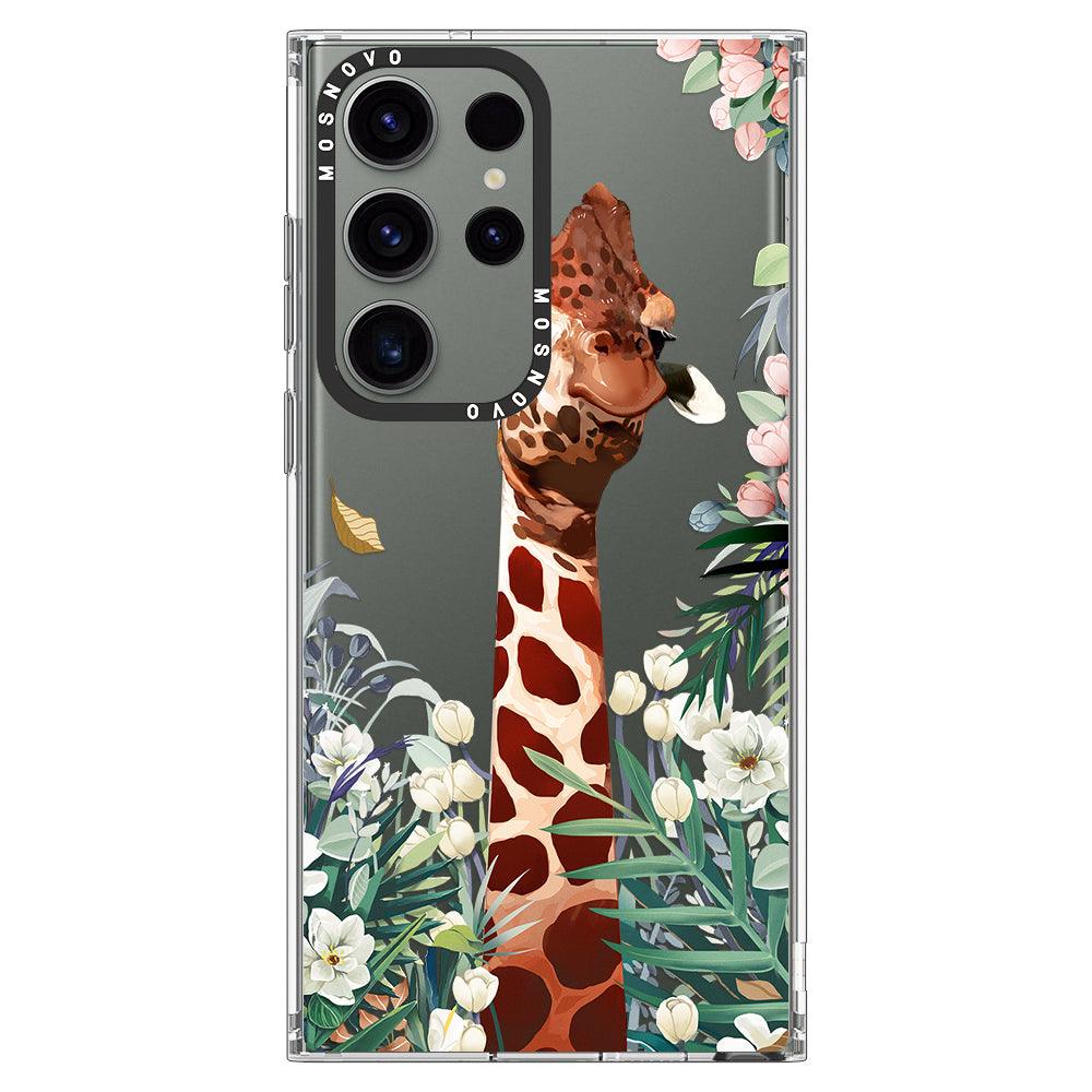 Giraffe Garden Phone Case - Samsung Galaxy S23 Ultra Case - MOSNOVO