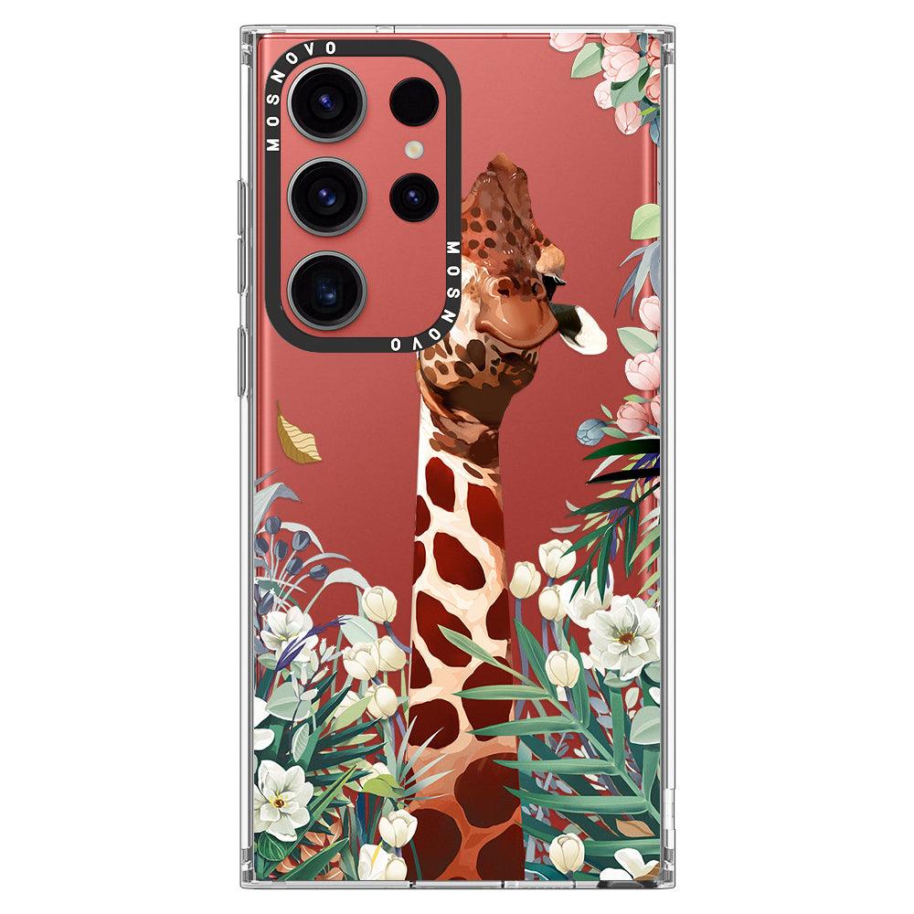 Giraffe Garden Phone Case - Samsung Galaxy S23 Ultra Case - MOSNOVO