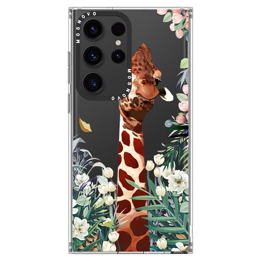 Giraffe Garden Phone Case - Samsung Galaxy S23 Ultra Case - MOSNOVO