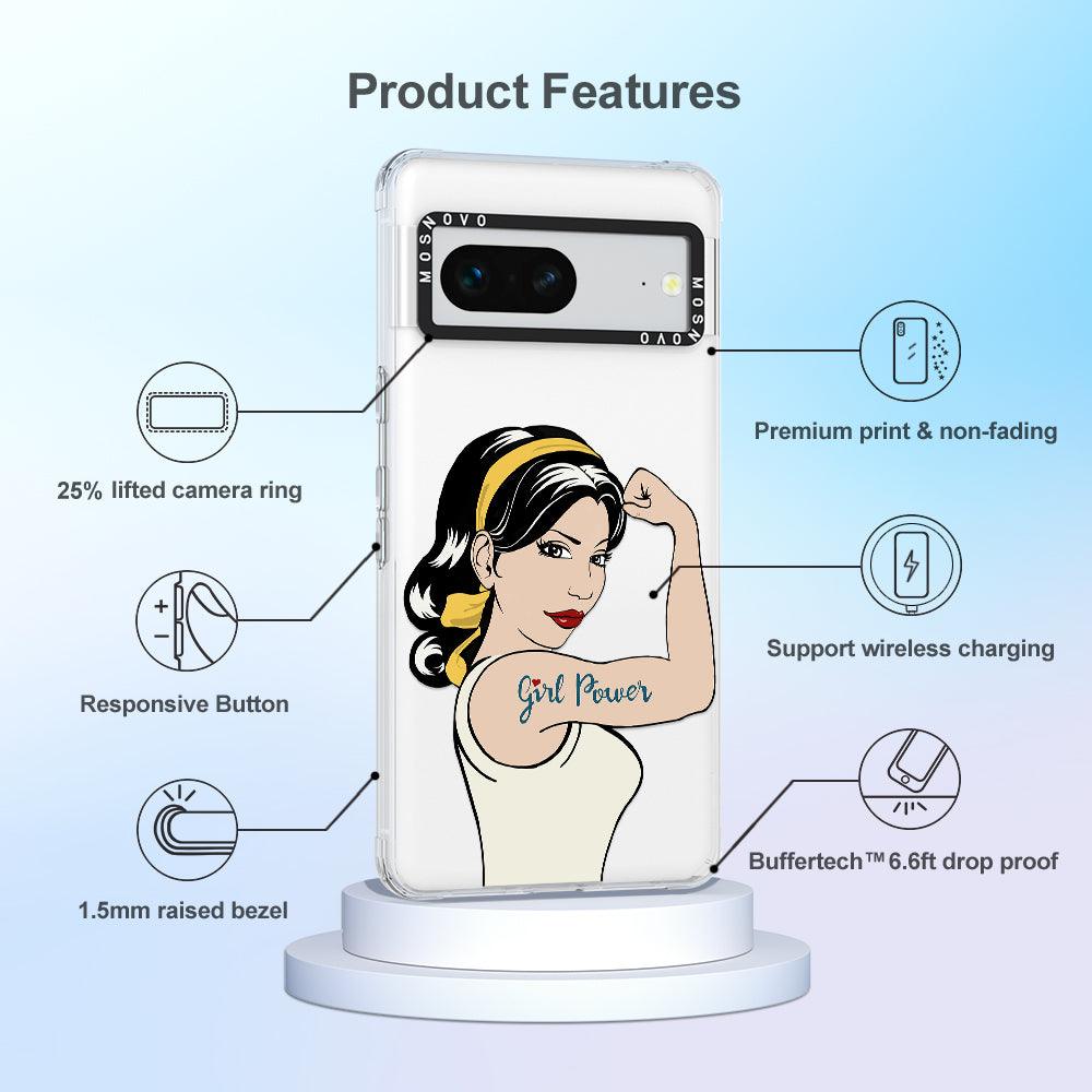 Girl Power Phone Case - Google Pixel 7 Case - MOSNOVO