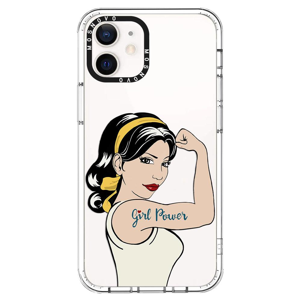 Girl Power Phone Case - iPhone 12 Case - MOSNOVO