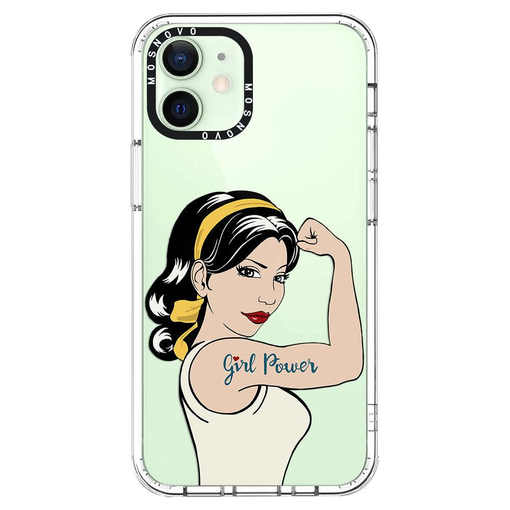 Girl Power Phone Case - iPhone 12 Case - MOSNOVO