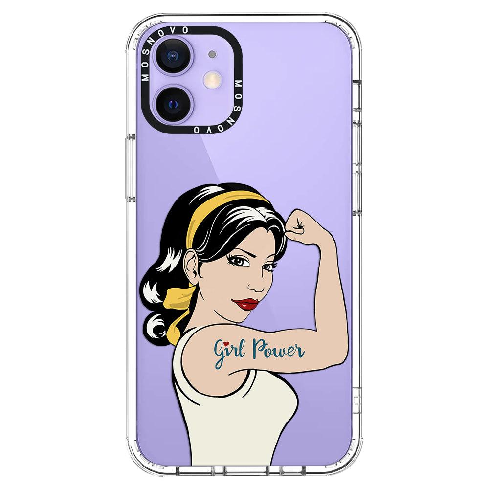 Girl Power Phone Case - iPhone 12 Case - MOSNOVO