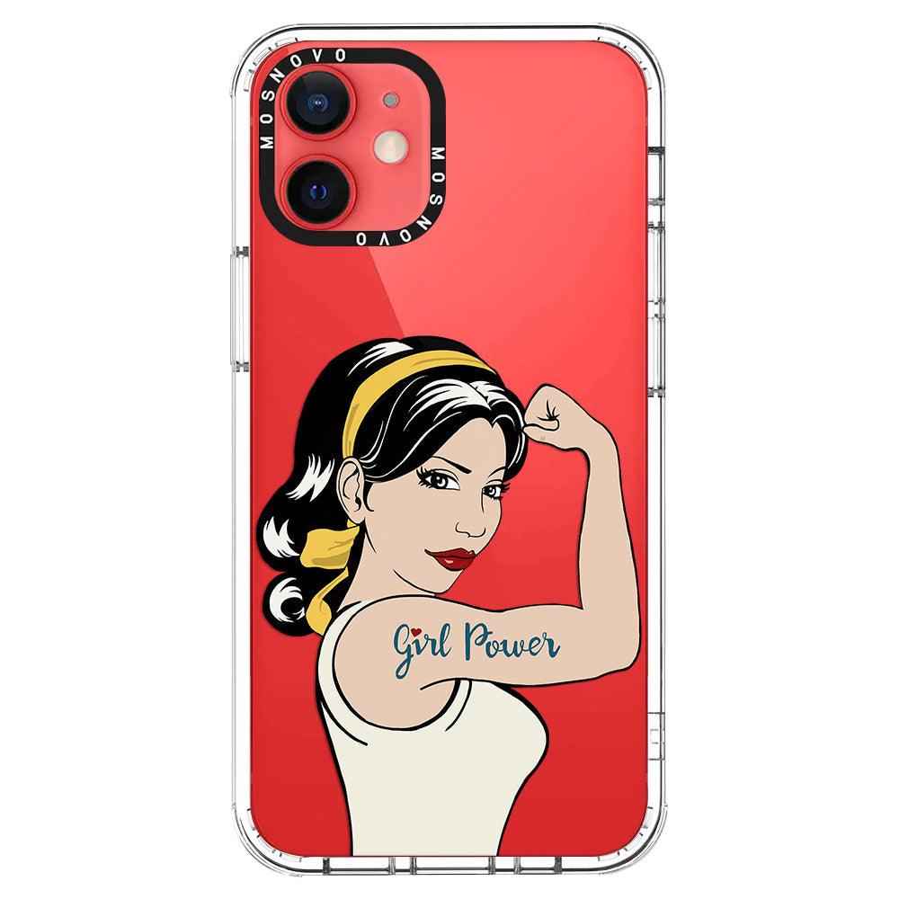 Girl Power Phone Case - iPhone 12 Case - MOSNOVO