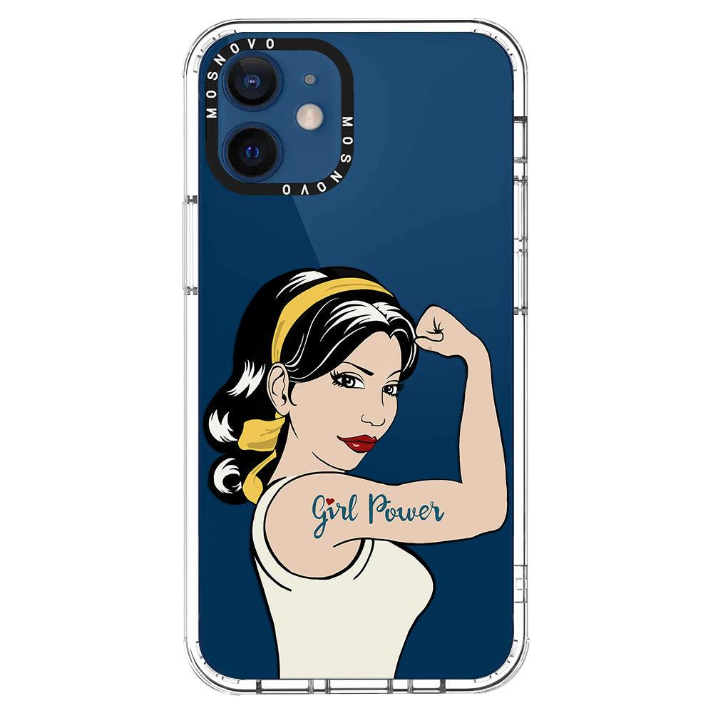 Girl Power Phone Case - iPhone 12 Case - MOSNOVO