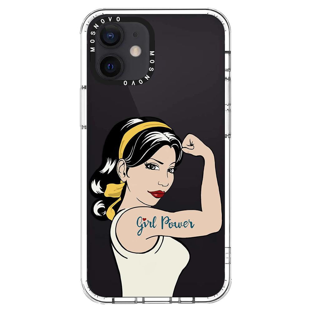 Girl Power Phone Case - iPhone 12 Case - MOSNOVO