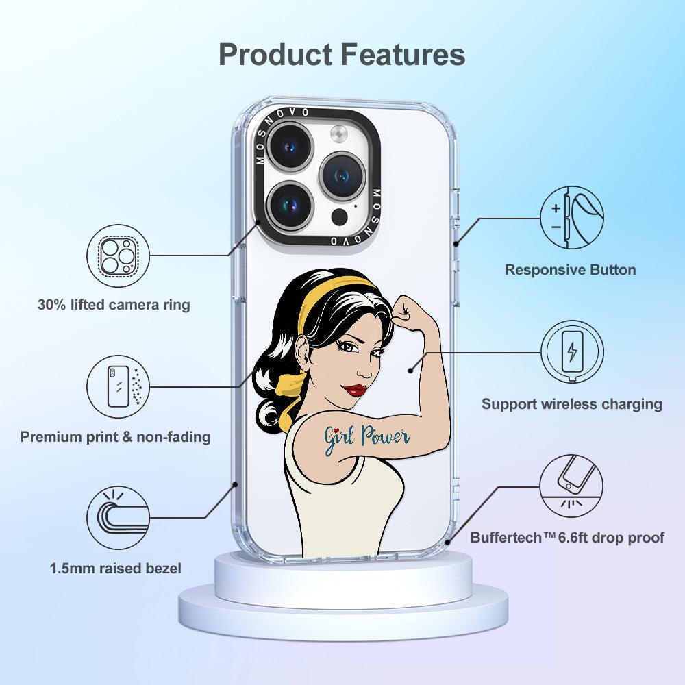 Girl Power Phone Case - iPhone 14 Pro Case - MOSNOVO