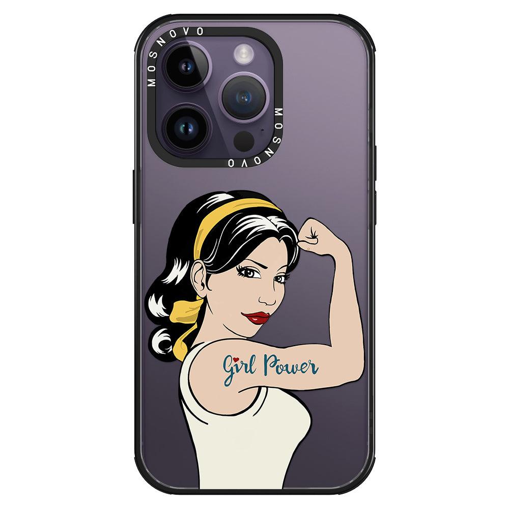 Girl Power Phone Case - iPhone 14 Pro Case - MOSNOVO