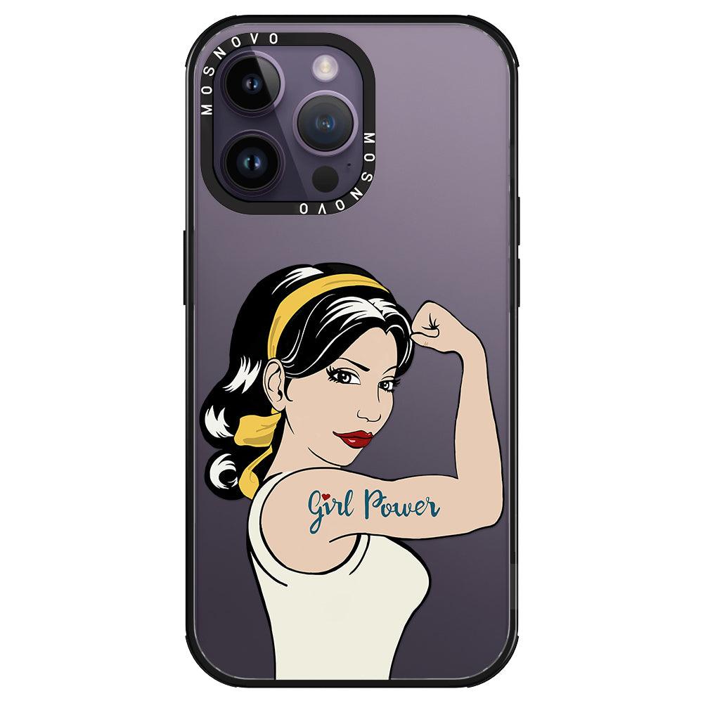 Girl Power Phone Case - iPhone 14 Pro Max Case - MOSNOVO