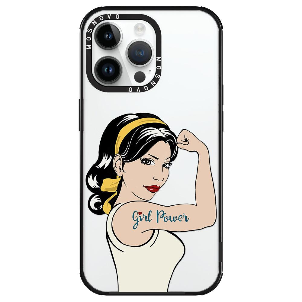 Girl Power Phone Case - iPhone 14 Pro Max Case - MOSNOVO