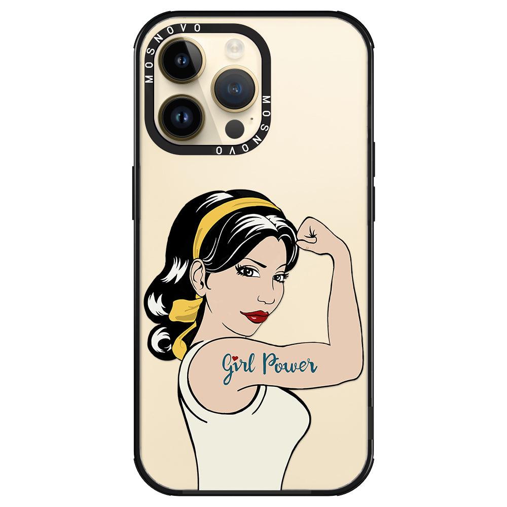 Girl Power Phone Case - iPhone 14 Pro Max Case - MOSNOVO