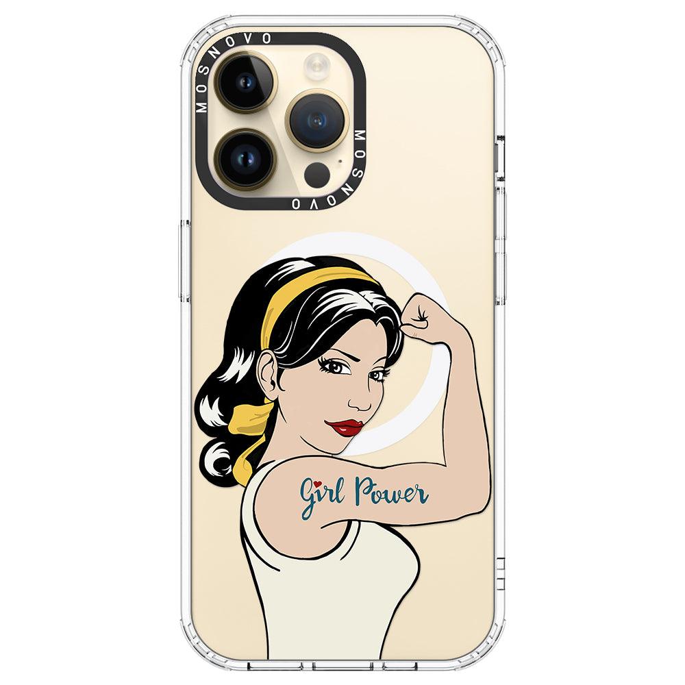 Girl Power Phone Case - iPhone 14 Pro Max Case - MOSNOVO