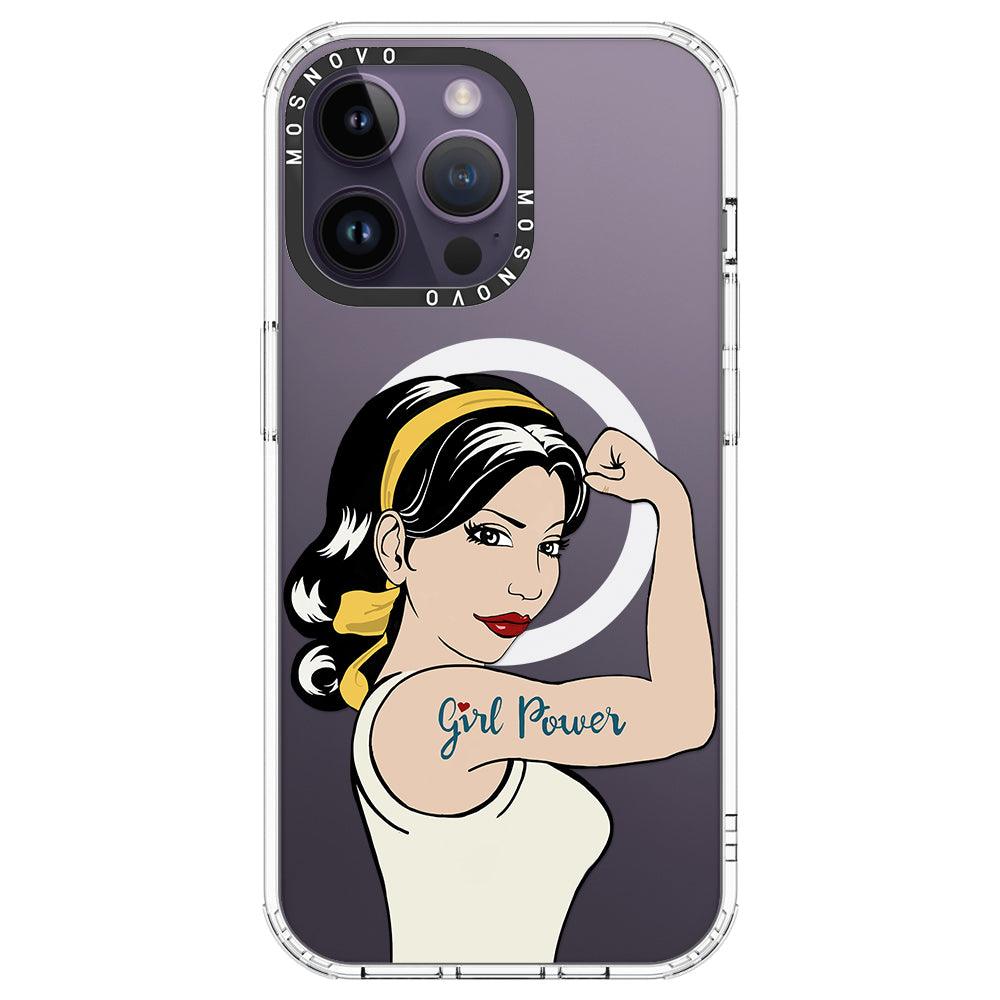 Girl Power Phone Case - iPhone 14 Pro Max Case - MOSNOVO