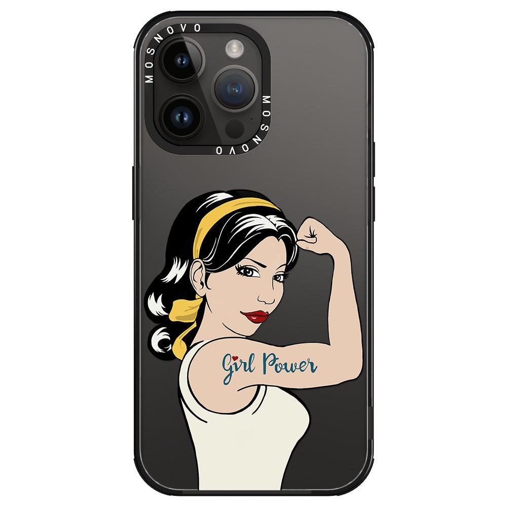 Girl Power Phone Case - iPhone 14 Pro Max Case - MOSNOVO