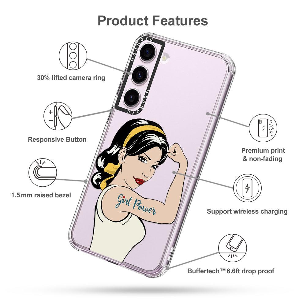 Girl Power Phone Case - Samsung Galaxy S23 Case - MOSNOVO