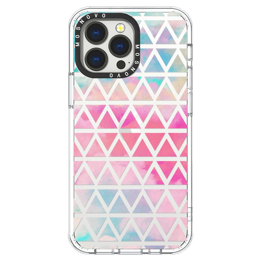 Gradient Triangles Phone Case - iPhone 13 Pro Case - MOSNOVO