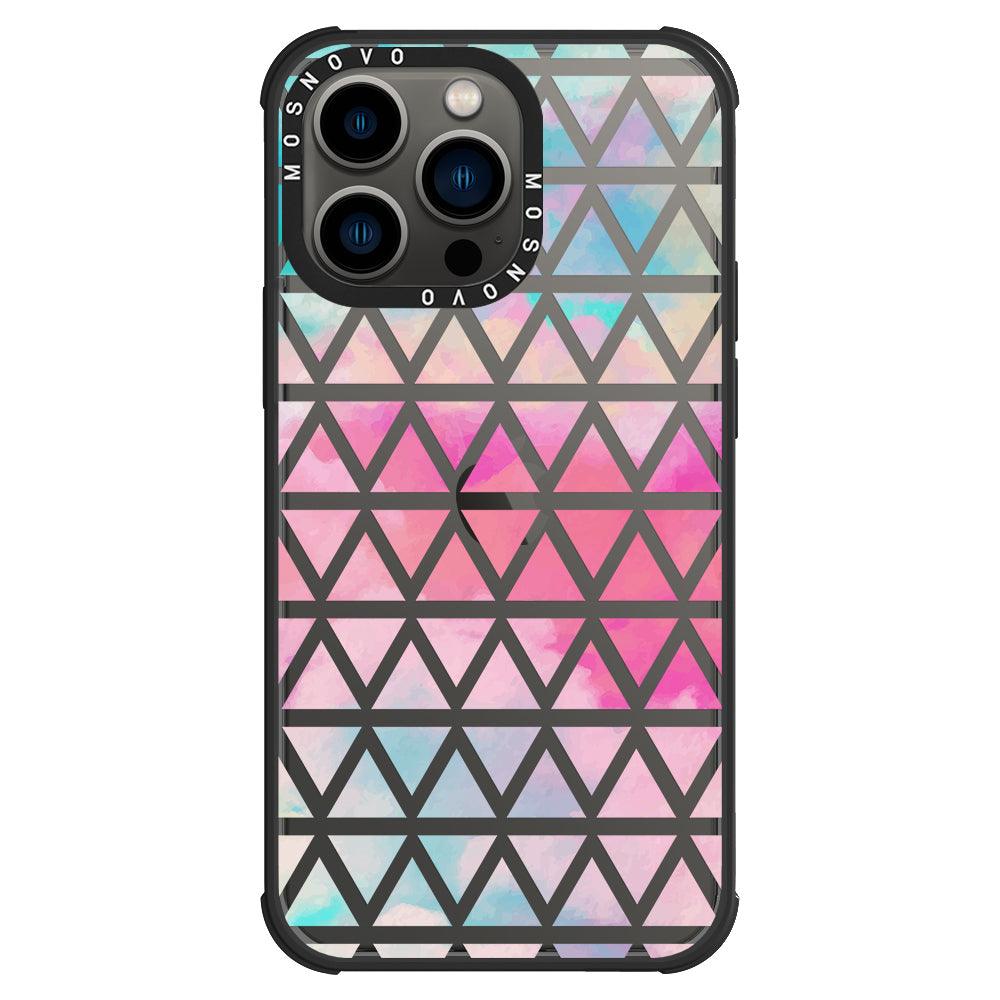 Gradient Triangles Phone Case - iPhone 13 Pro Case - MOSNOVO