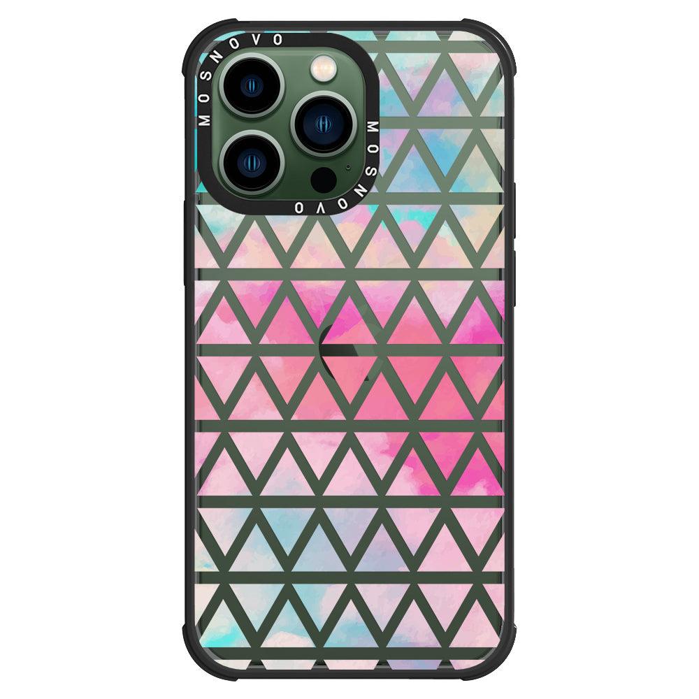 Gradient Triangles Phone Case - iPhone 13 Pro Case - MOSNOVO