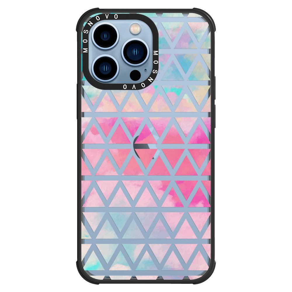 Gradient Triangles Phone Case - iPhone 13 Pro Case - MOSNOVO