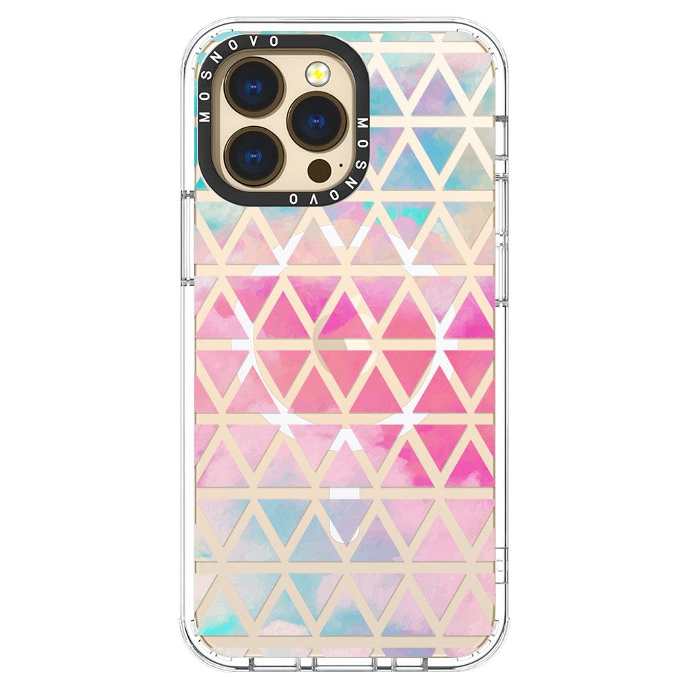 Gradient Triangles Phone Case - iPhone 13 Pro Case - MOSNOVO