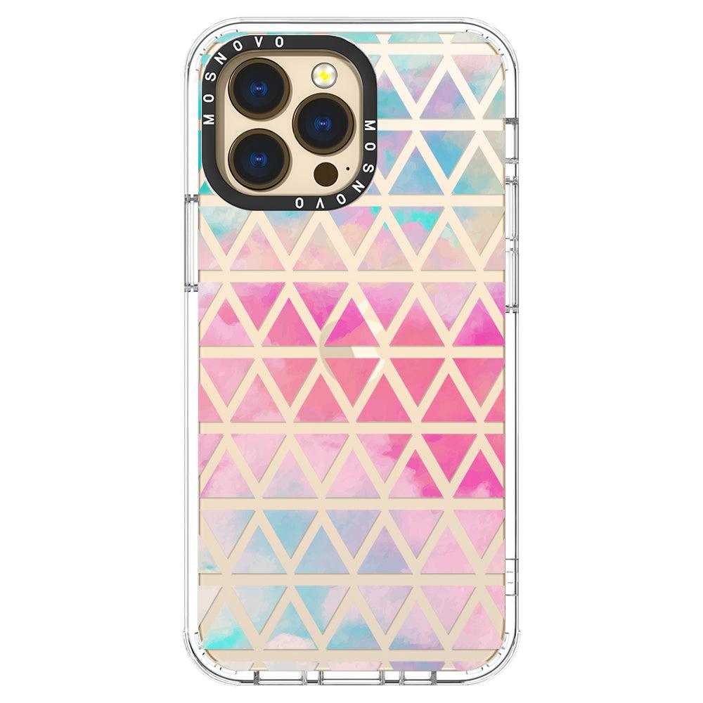 Gradient Triangles Phone Case - iPhone 13 Pro Case - MOSNOVO