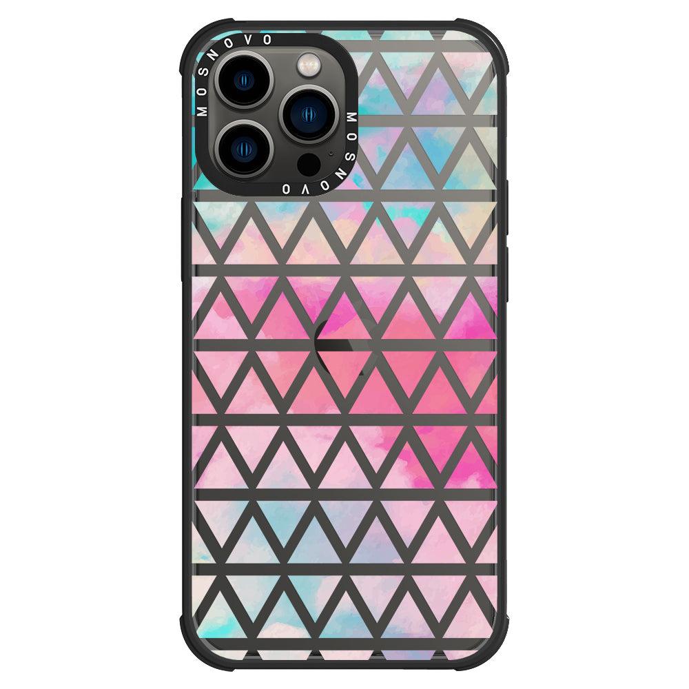 Gradient Triangles Phone Case - iPhone 13 Pro Max Case - MOSNOVO