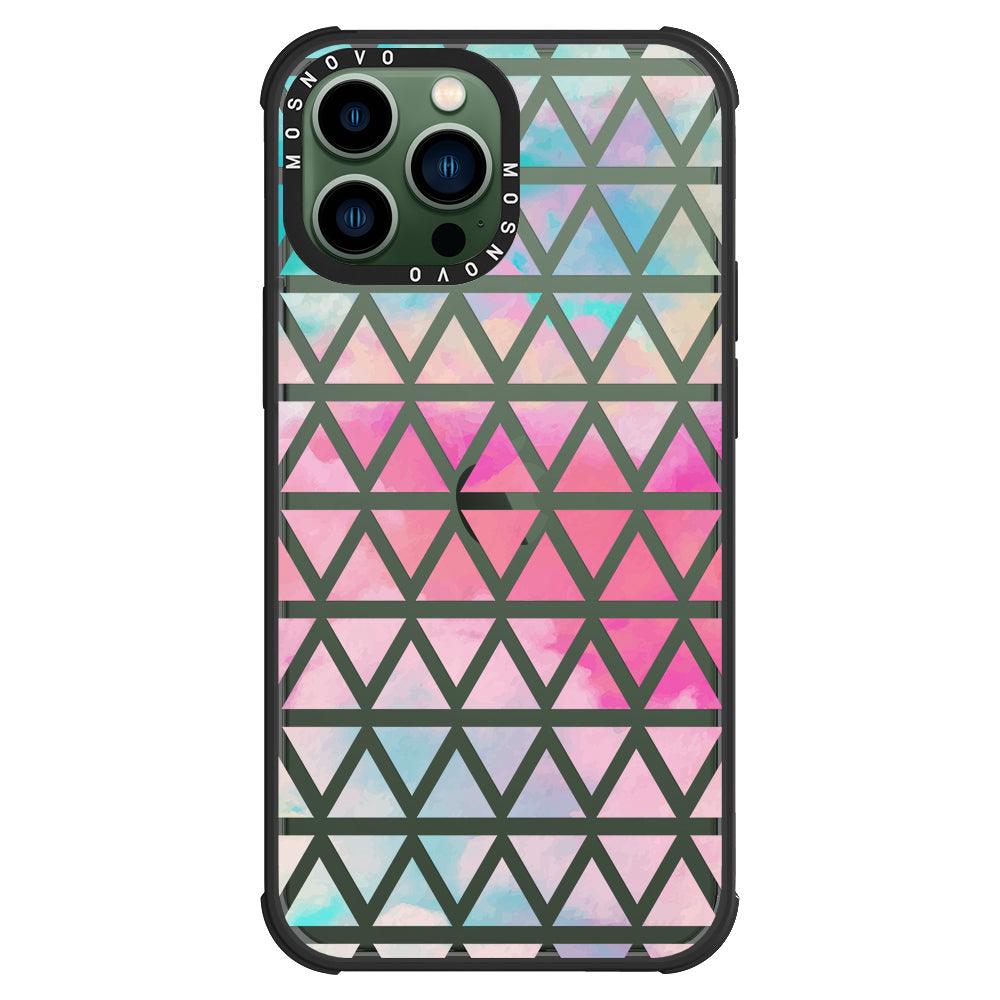 Gradient Triangles Phone Case - iPhone 13 Pro Max Case - MOSNOVO