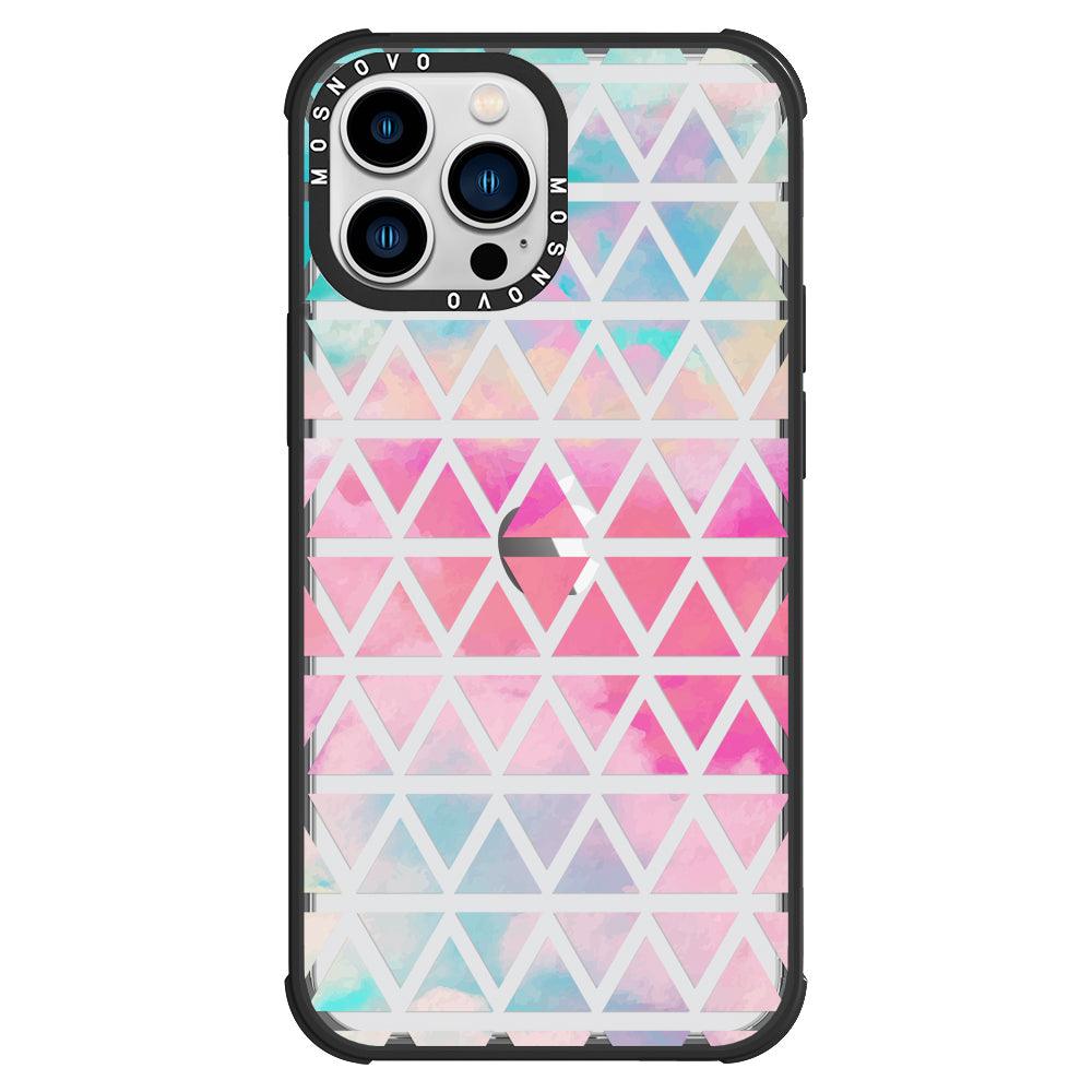 Gradient Triangles Phone Case - iPhone 13 Pro Max Case - MOSNOVO