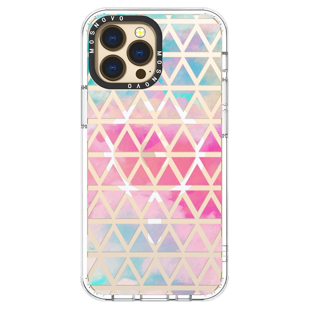 Gradient Triangles Phone Case - iPhone 13 Pro Max Case - MOSNOVO