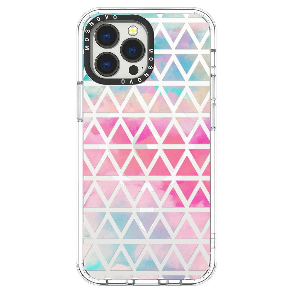 Gradient Triangles Phone Case - iPhone 13 Pro Max Case - MOSNOVO