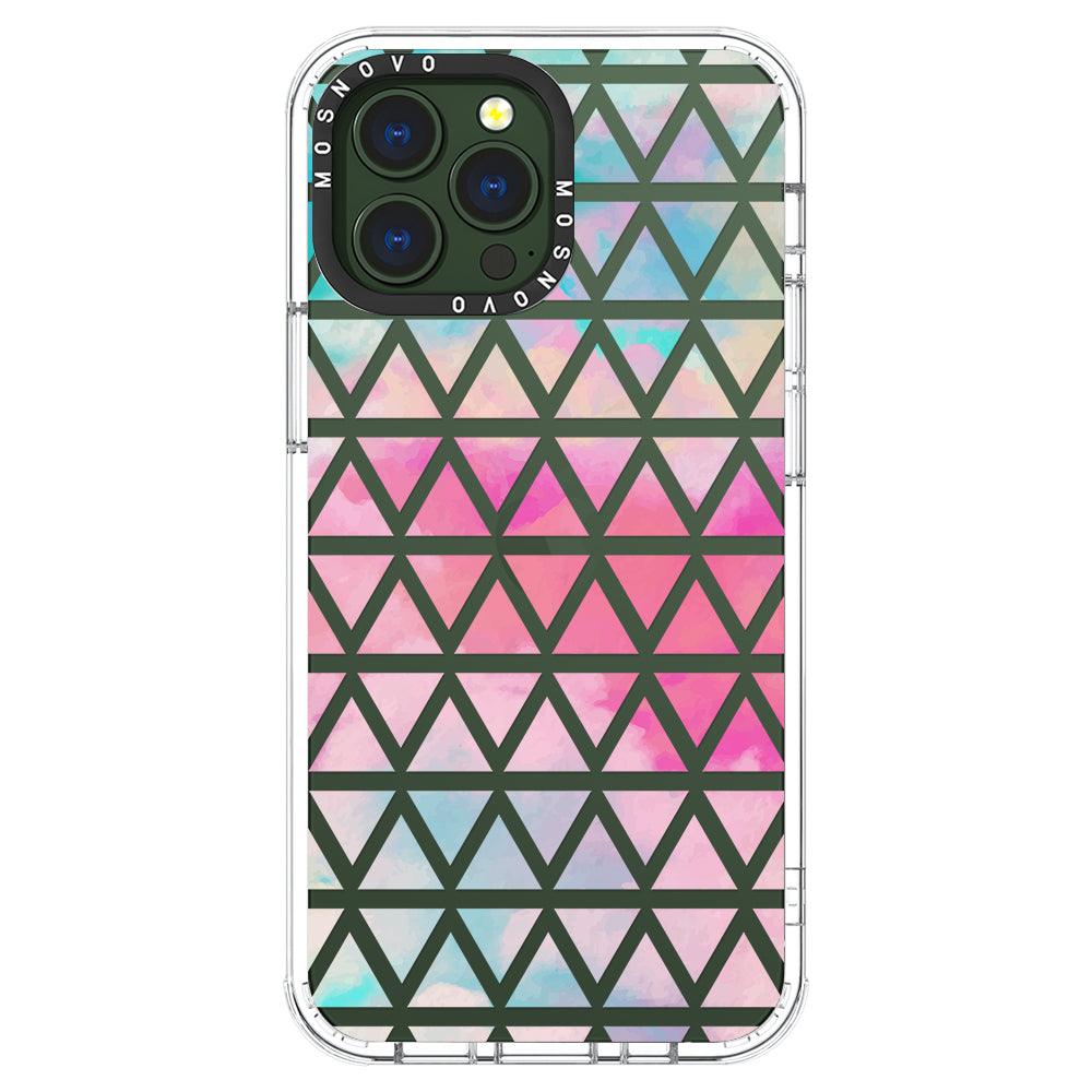 Gradient Triangles Phone Case - iPhone 13 Pro Max Case - MOSNOVO