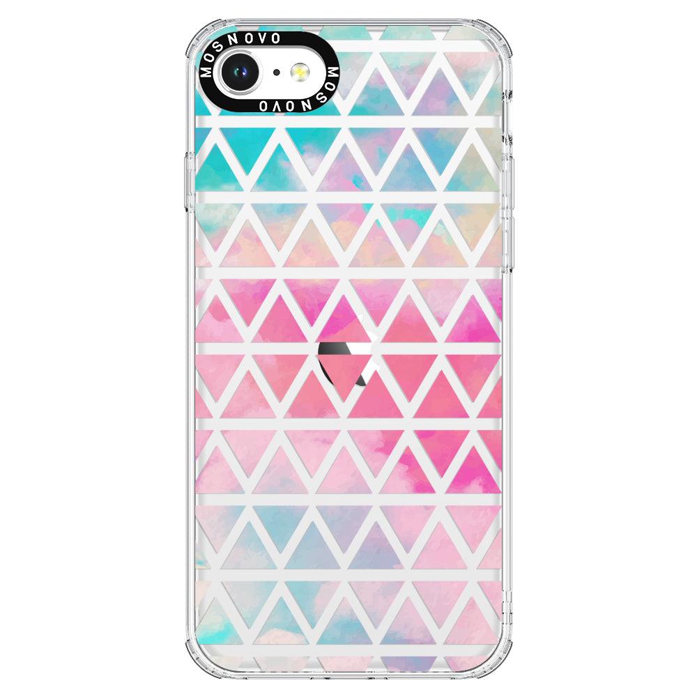 Gradient Triangles Phone Case - iPhone SE 2022 Case - MOSNOVO