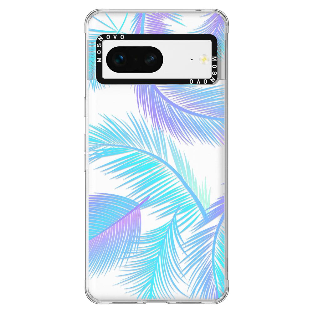 Gradient Tropical Palm Leaf Phone Case - Google Pixel 7 Case