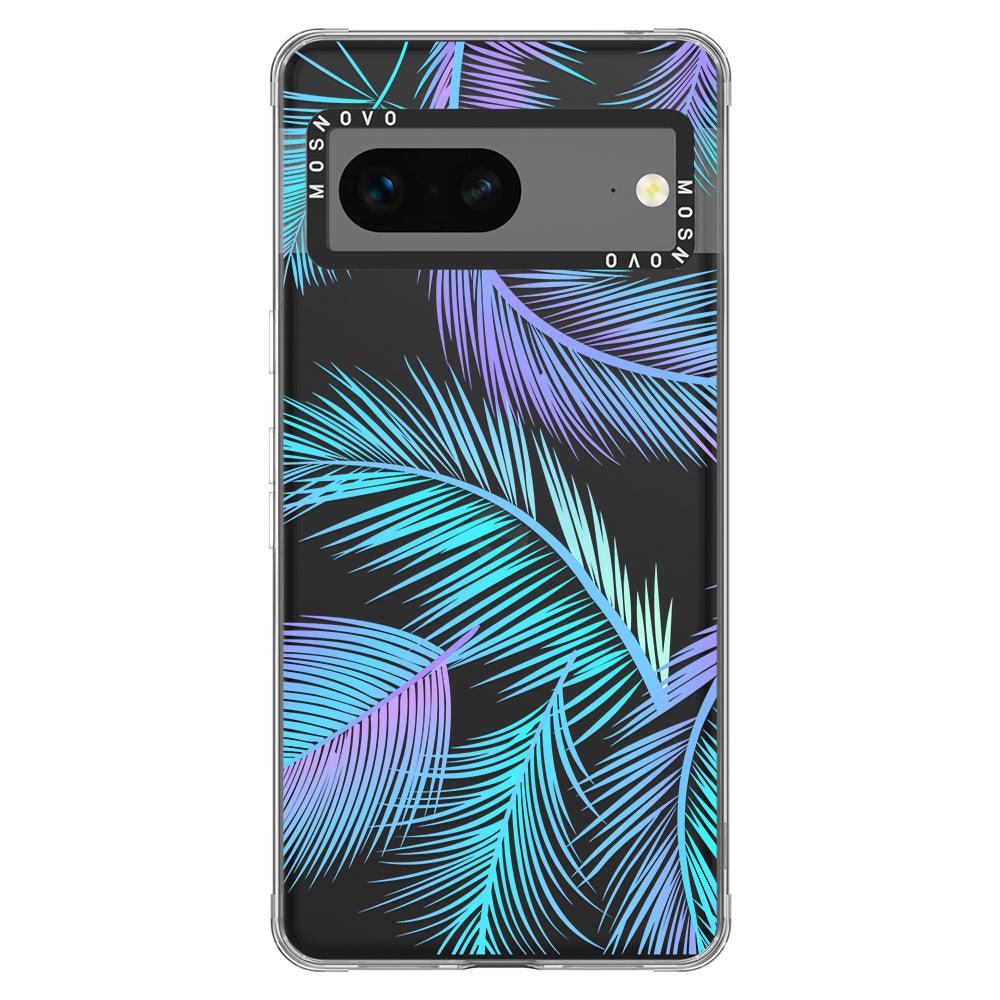 Gradient Tropical Palm Leaf Phone Case - Google Pixel 7 Case