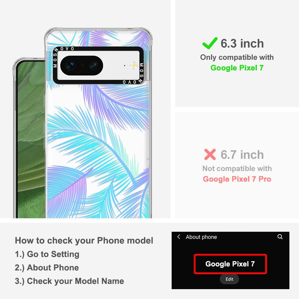 Gradient Tropical Palm Leaf Phone Case - Google Pixel 7 Case