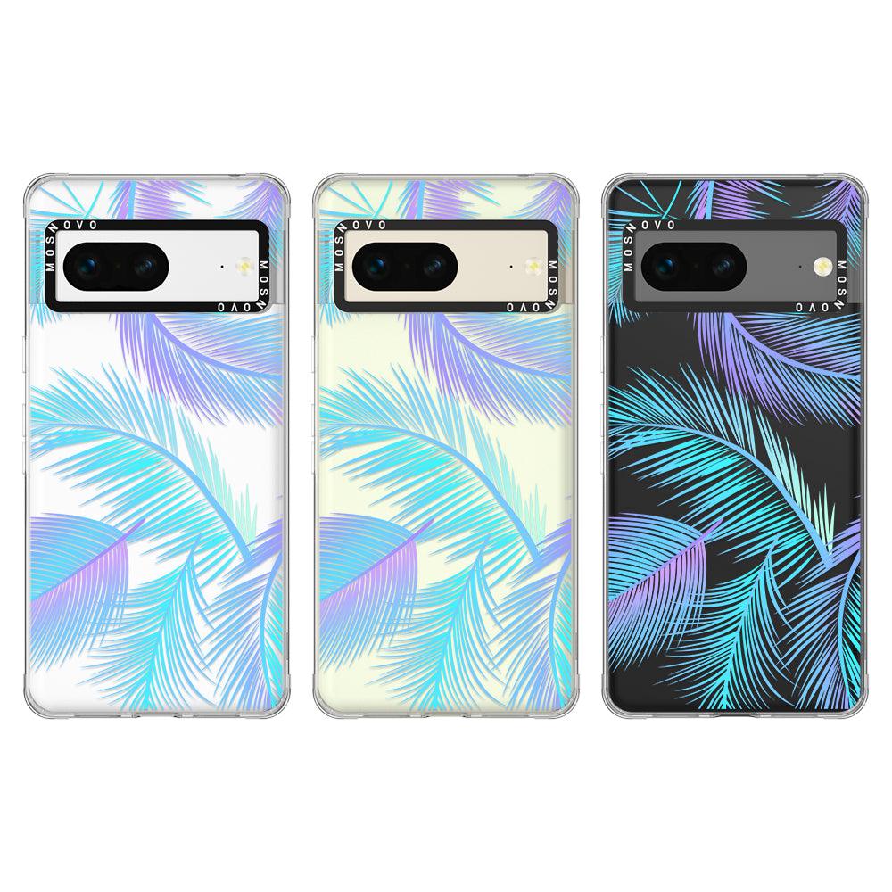 Gradient Tropical Palm Leaf Phone Case - Google Pixel 7 Case