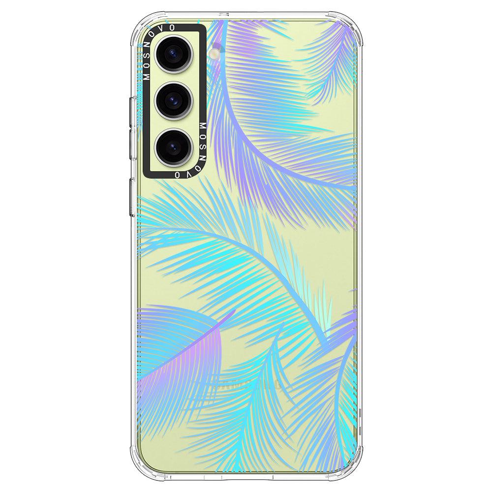 Gradient Tropical Palm Leaf Phone Case - Samsung Galaxy S23 Case - MOSNOVO