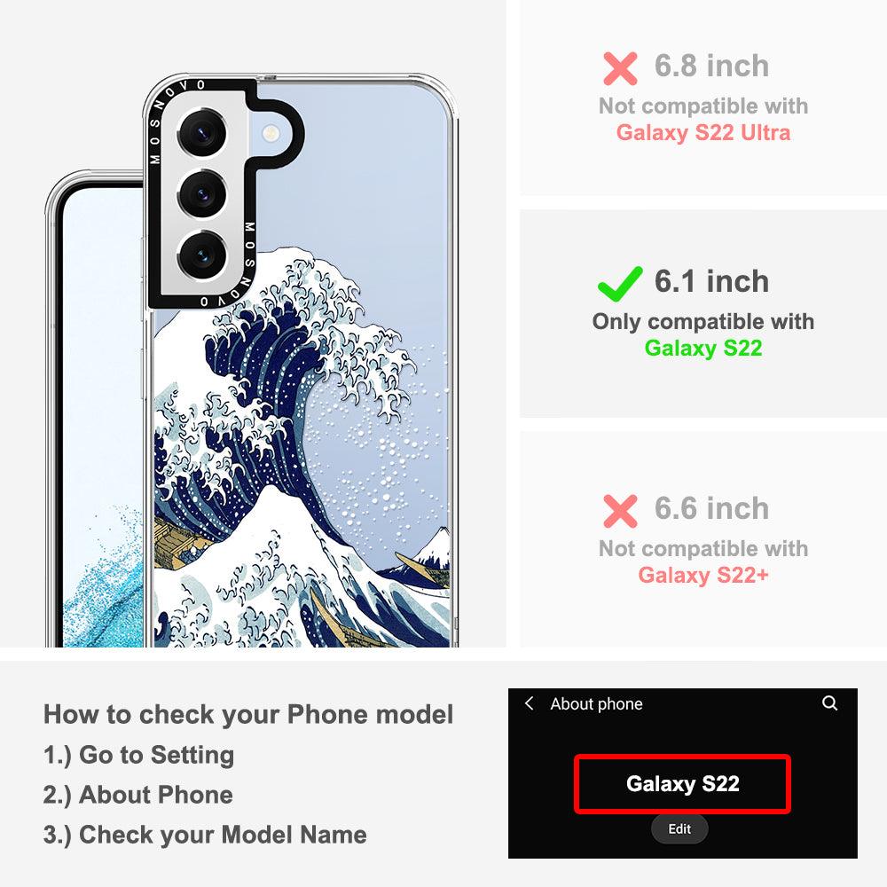 Great Wave Phone Case - Samsung Galaxy S22 Case - MOSNOVO
