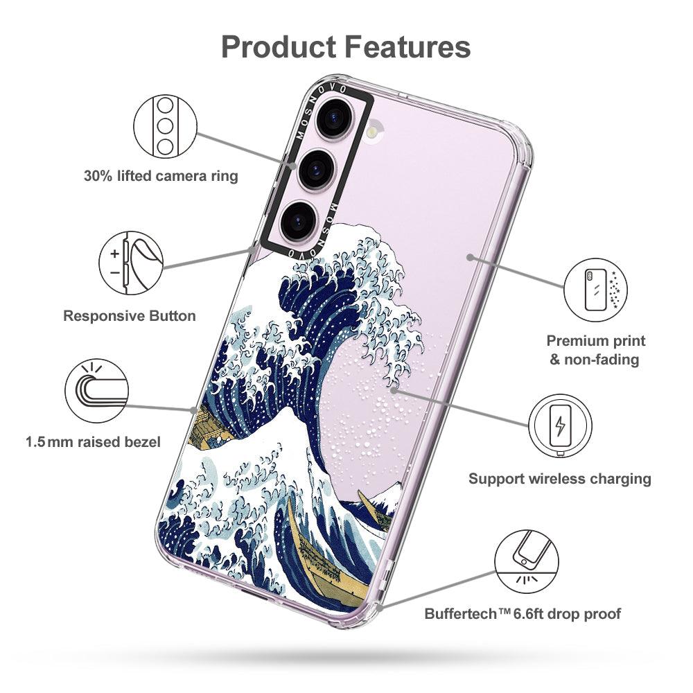 Great Wave Phone Case - Samsung Galaxy S23 Case - MOSNOVO