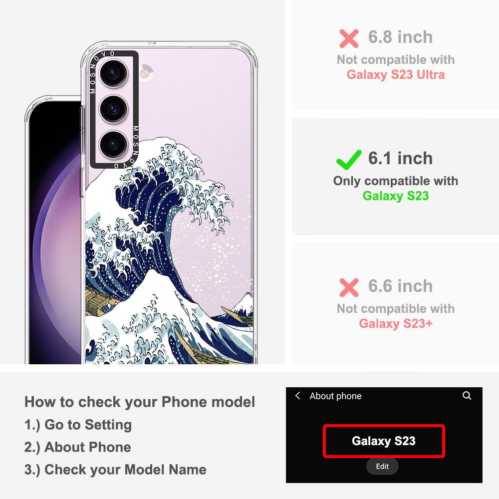 Great Wave Phone Case - Samsung Galaxy S23 Case - MOSNOVO