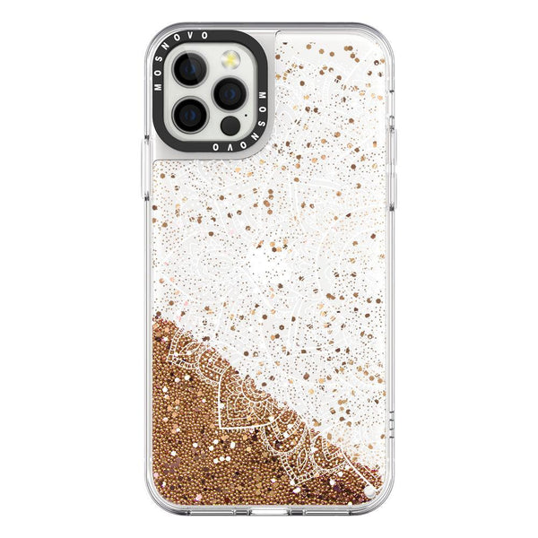 Half Mandala Glitter Phone Case iPhone 12 Pro Max Case MOSNOVO