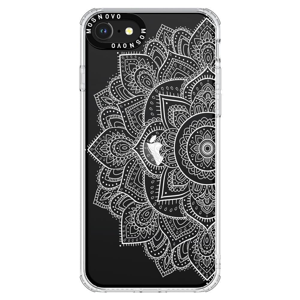 Half Mandala Phone Case - iPhone SE 2020 Case - MOSNOVO