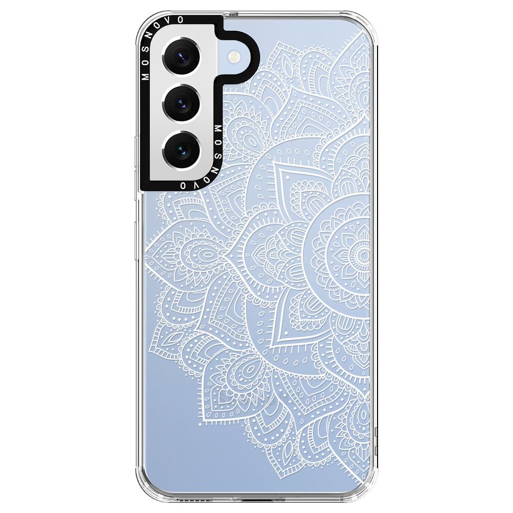 Half Mandala Phone Case - Samsung Galaxy S22 Case - MOSNOVO