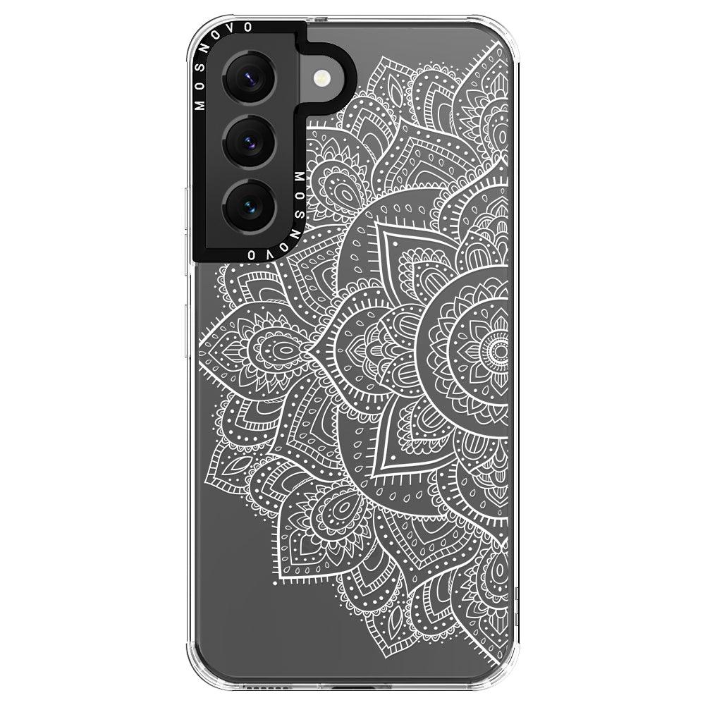 Half Mandala Phone Case - Samsung Galaxy S22 Case - MOSNOVO