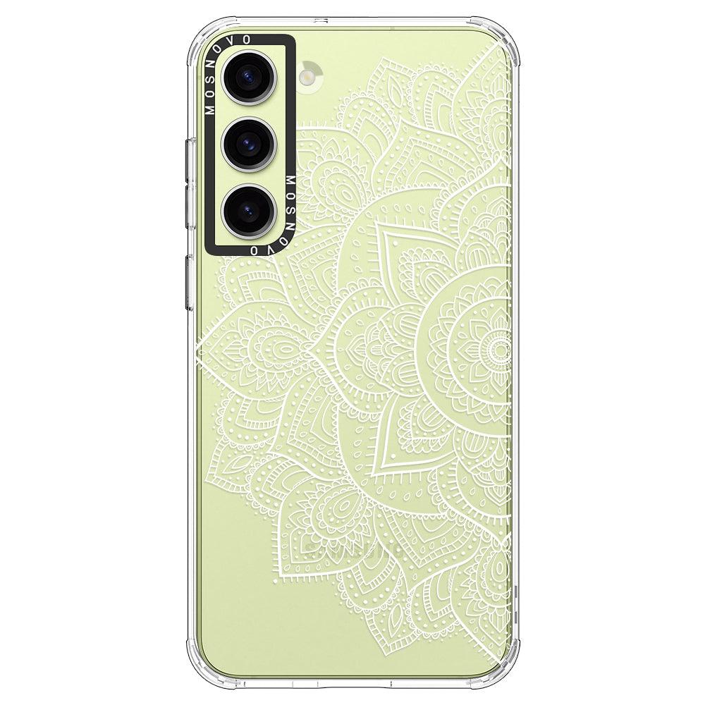 Half Mandala Phone Case - Samsung Galaxy S23 Case - MOSNOVO