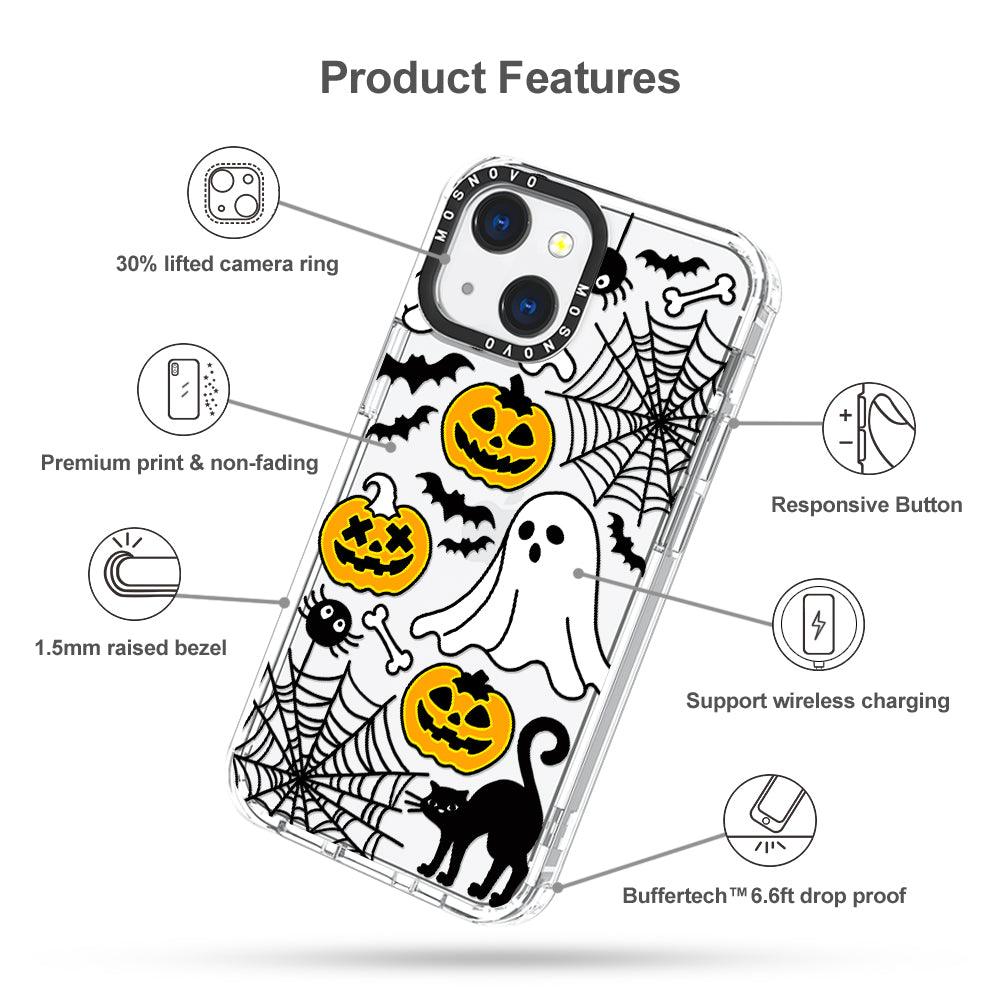 Halloween Pumpkin Phone Case - iPhone 13 Mini Case - MOSNOVO