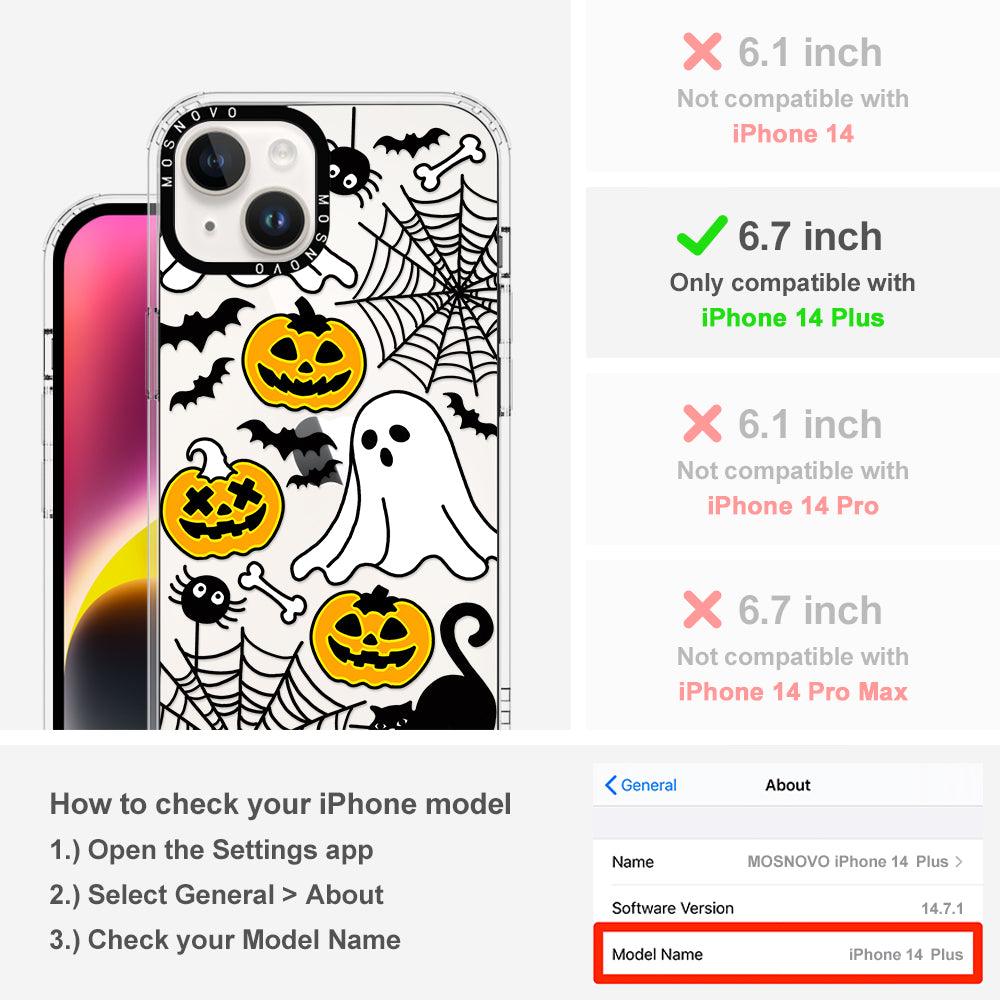 Halloween Pumpkin Phone Case - iPhone 14 Plus Case - MOSNOVO