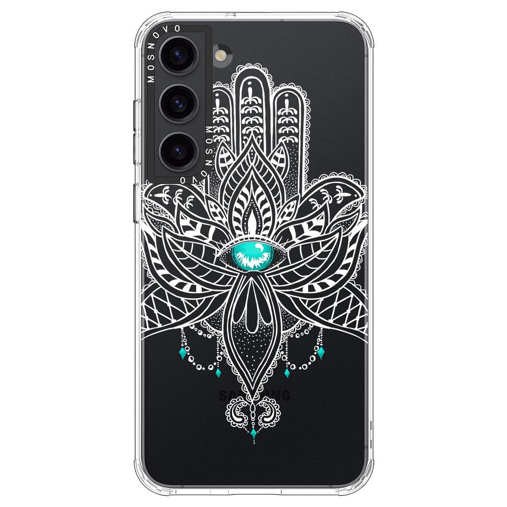 Hamsa Hand Phone Case - Samsung Galaxy S23 Case - MOSNOVO